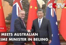 Xi Meets Australian Prime Minister in Beijing, 6 November 2023