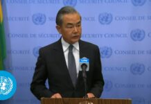 (ZH/EN) China on the Middle East & Palestine – Media Stakeout | Security Council | United Nations, 29 November 2023