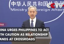 China Urges Philippines to Act with Caution as Relationship Stands at Crossroads, 21 December 2023