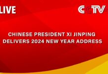 Chinese President Xi Jinping Delivers 2024 New Year Address, 31 December 2023