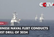 Chinese Naval Fleet Conducts First Drill of 2024, 11 January 2024