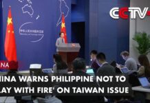 China Warns Philippine Not to ‘Play with Fire’ on Taiwan Issue, 16 January 2024