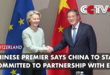 Chinese Premier Says China to Stay Committed to Partnership with EU, 17 January 2024