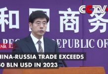 China-Russia Trade Exceeds 240 Bln USD in 2023, 19 January 2024