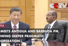 Xi Meets Antigua and Barbuda PM, Vowing Deeper Pragmatic Cooperation, 125 January 2024