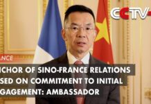 Anchor of Sino-France Relations Based on Commitment to Initial Engagement: Ambassador, 28 January 2024