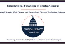 International Financing of Nuclear Energy, 17 January 2024