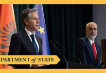 Secretary Blinken and Albanian Prime Minister Edi Rama hold a joint press availability, 16 February 2024