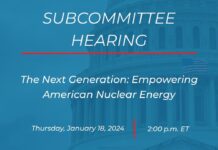 The Next Generation: Empowering American Nuclear Energy, 18 January 2024