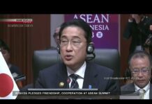 Kishida pledges friendship, cooperation at ASEAN summitーNHK, 7 September 22023