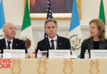 Blinken meets with counterparts from Mexico and Guatemala to deal with ‘historic’ migration, 28 February 2024