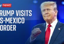 Trump meets with Texas National Guard and visits US-Mexico border, 29 February 2024