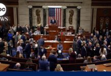 House votes to pass short-term funding bill to avert partial government shutdown, 29 February 2024