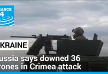 Russia says downed 36 Ukrainian drones in Crimea attack, 5 January 2024