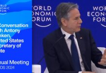 WEF. A Conversation with Antony Blinken, United States Secretary of State, 17 January 2024