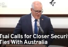 Tsai Calls for Closer Security Ties with Australia, 11 October 2023