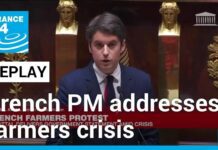 French PM delivers government statement amid farmers protest crisis, 30 January 2024