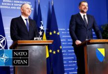 NATO Deputy Secretary General with MFA of Bosnia and Herzegovina Elmedin Konaković, 1 February 2024