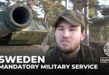 Sweden reintroduces mandatory military service, 11 February 2024