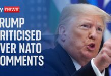 NATO and Biden criticise Trump for comments that ‘put US & European soldiers at risk’