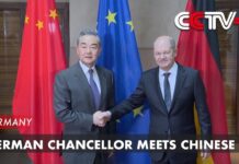 German Chancellor Meets Chinese FM, 18 February 2024