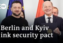 Germany and Ukraine sign bilateral security agreement, 16 February 2024