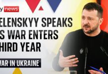 Ukraine’s President Zelenskyy holds event marking two years of war in Ukraine, 25 February 2024