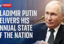 President Vladimir Putin delivers his annual State of the Nation address, 29 February 2024