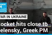 Russian rocket hits close to Zelensky, Greek PM during Odesa visit , 7 March 2024