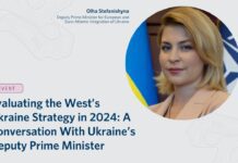 Evaluating the West’s Ukraine Strategy in 2024: A Conversation with Ukraine’s Deputy Prime Minister, 7 March 2024