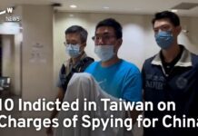10 Indicted in Taiwan on Charges of Spying for China, 17 November 2023