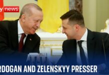 Zelenskyy and Erdogan give a joint press conference, 8 March 2024
