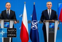 NATO Secretary General with the President of Poland Andrzej Duda, 14 March 2024
