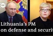 Lithuanian Prime Minister Šimonytė on the Russian threat and European security, 14 March 2024