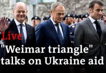 The leaders of Germany, France and Poland meet to discuss support for Kyiv |15 March 2024