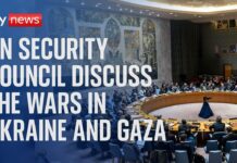 UN Security Council meet to discuss the wars in Ukraine and Gaza, 15 March 2024