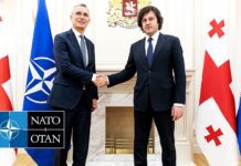 NATO Secretary General with the Prime Minister of Georgia Irakli Kobakhidze, 18 March 2024