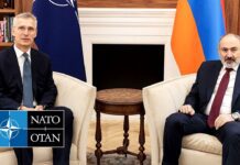 NATO Secretary General with the Prime Minister of Armenia Nikol Pashinyan, 19 March 2024