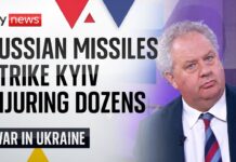 Missile attacks hit Kyiv after Ukrainian rockets hit 400 miles inside Russia, 22 March 2024