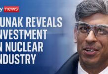 Prime Minister Rishi Sunak announces investment in nuclear industry, 25 March 2024