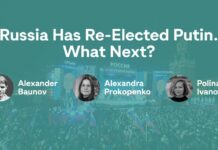 Russia Has Re-Elected Putin. What Next? 26 March 2024
