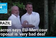 France’s Macron says EU-Mercosur proposal is ‘very bad deal’ on visit to Brazil, 28 March 2024