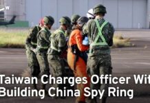 Taiwan Charges Officer with Building China Spy Ring, 12 December 2023