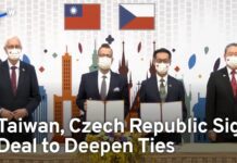 Taiwan, Czech Republic Sign Deal to Bolster Commercial Opportunities, 23 December 2023