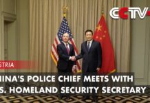 China’s Police Chief Meets with U.S. Homeland Security Secretary, 19 February 2024