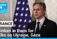 Blinken in Paris for talks on Ukraine, Gaza, 2 April 2024