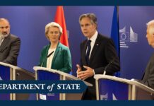 Secretary Blinken delivers remarks at E.U.-U.S.-Armenia trilateral meeting, 5 April 2024