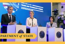 Secretary Blinken at a joint press availability with EU-U.S. Trade and Technology Council Co-Chairs, 5 April 2024