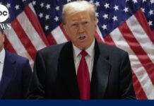 Trump says abortion issue should be left to the states, 9 April 2024