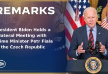 President Biden Holds a Bilateral Meeting with Prime Minister Petr Fiala of the Czech Republic, 15 April 2024
